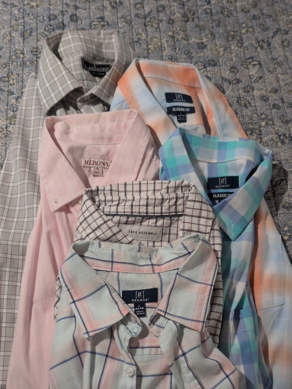 Bundle -- Men's Dress Shirts Multi-Color